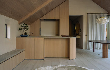 Houten interieur van Woodstoxx